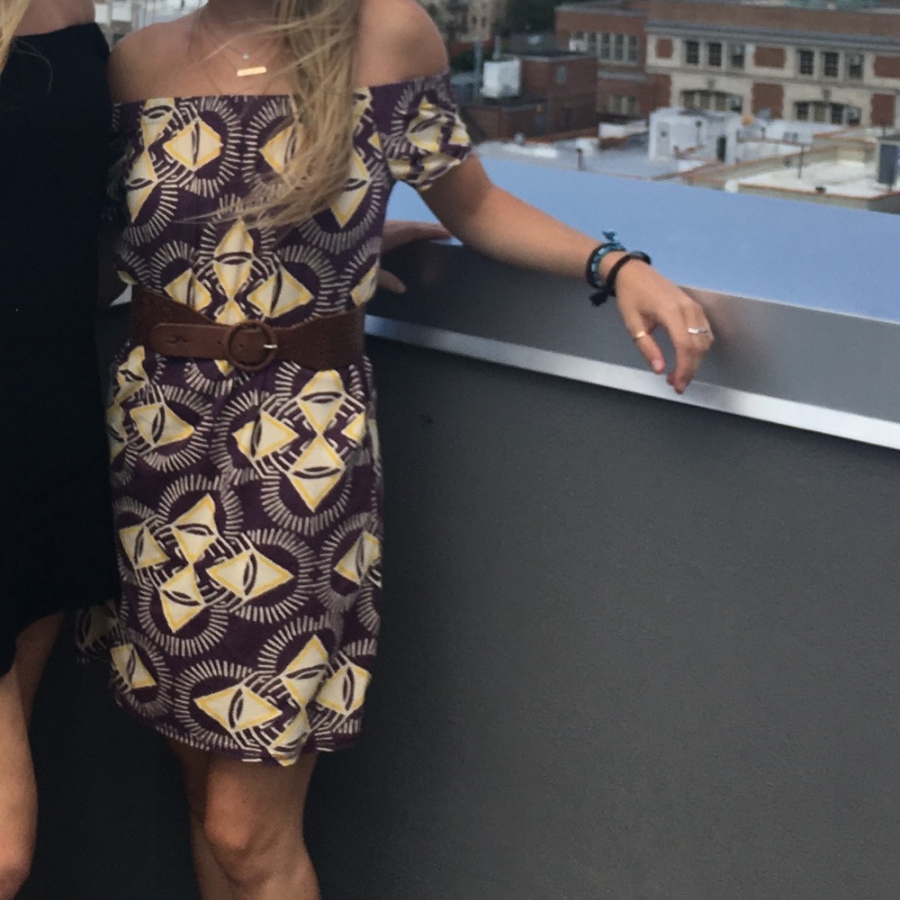 Off the shoulder sun dress